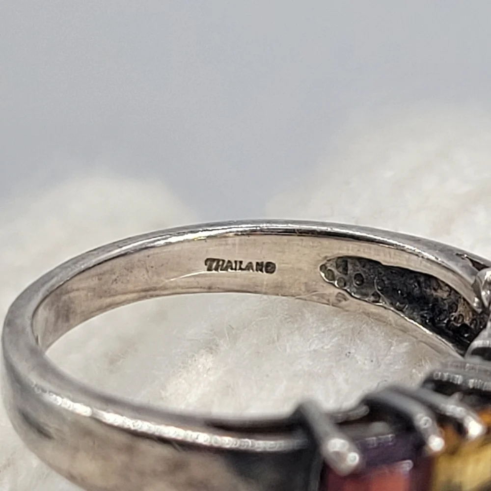 Sterling Silver 925 Thailand CNA Ring Size 7 